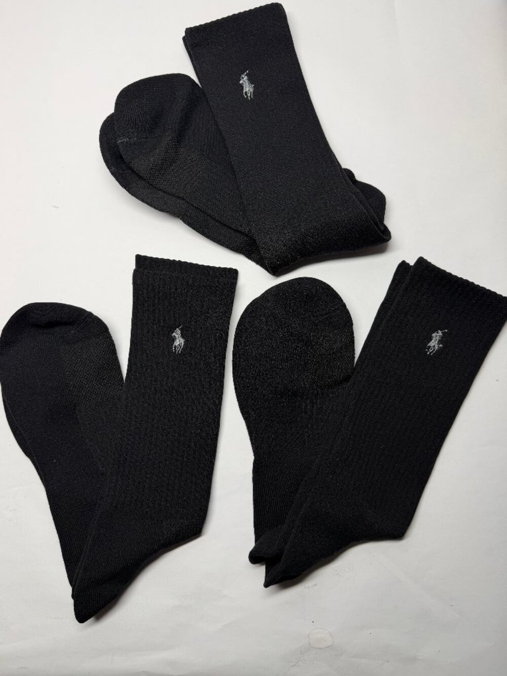 Polo Ralph Lauren Athletic Crew Socks - Pack of 3